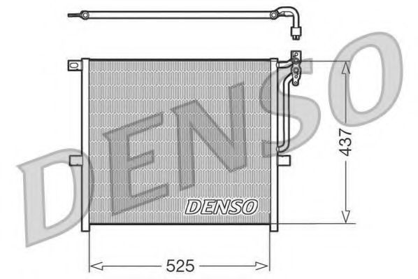 Конденсатор, кондиционер DENSO DCN05008