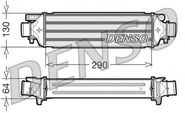 Интеркулер DENSO DIT09113