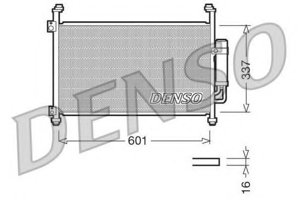 Конденсатор, кондиционер DENSO DCN40007