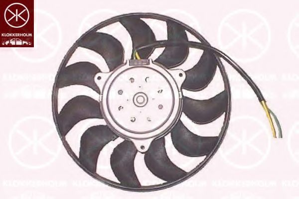 Вентилятор, охлаждение двигателя KLOKKERHOLM 00192605