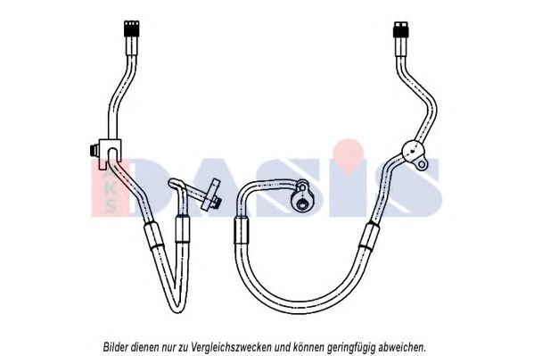 Трубопровод высокого давления, кондиционер AKS DASIS 885865N