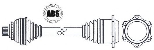 Приводной вал EKG 1309
