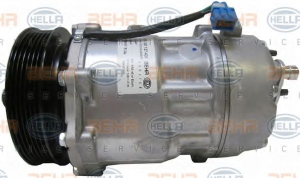 Компрессор, кондиционер BEHR HELLA SERVICE 8FK 351 127-431