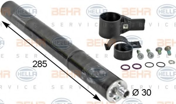 Осушитель, кондиционер BEHR HELLA SERVICE 8FT 351 193-271