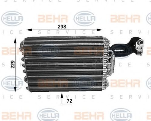 Испаритель, кондиционер BEHR HELLA SERVICE 8FV 351 210-091