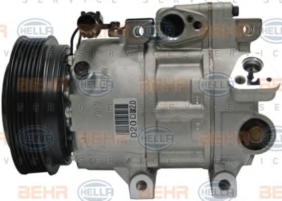 Компрессор, кондиционер BEHR HELLA SERVICE 8FK 351 272-231