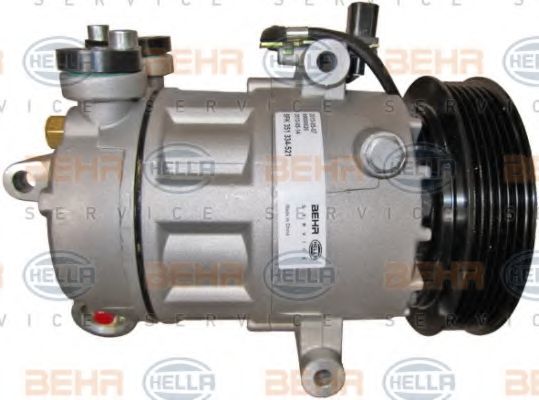 Компрессор, кондиционер BEHR HELLA SERVICE 8FK351334521