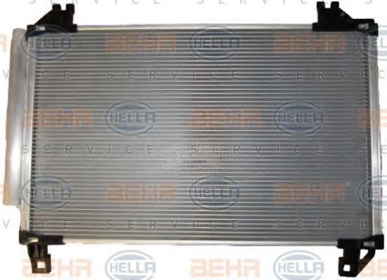 Конденсатор, кондиционер BEHR HELLA SERVICE 8FC351343411