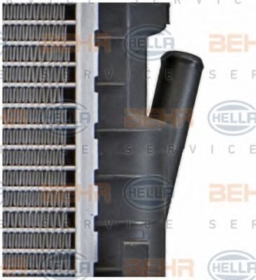 Радиатор, охлаждение двигателя BEHR HELLA SERVICE 8MK376720641
