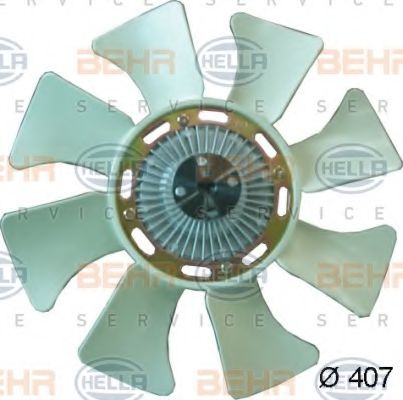 Вентилятор, охлаждение двигателя BEHR HELLA SERVICE 8MV 376 734-311