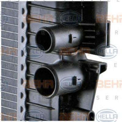 Радиатор, охлаждение двигателя BEHR HELLA SERVICE 8MK376756131