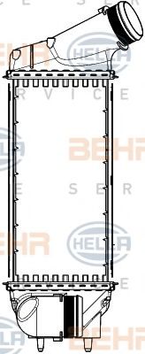 Интеркулер BEHR HELLA SERVICE 8ML 376 777-371