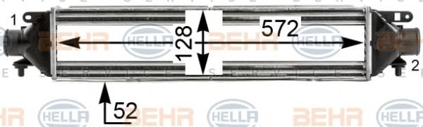 Интеркулер BEHR HELLA SERVICE 8ML 376 900-431