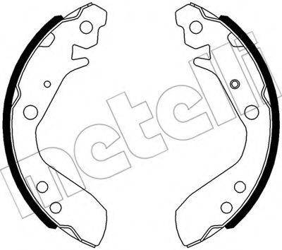 Комплект тормозных колодок METELLI 53-0567