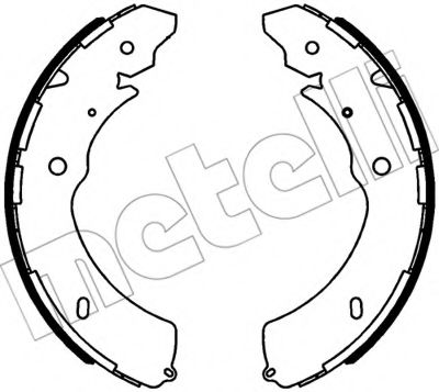 Комплект тормозных колодок METELLI 53-0572