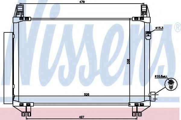 Конденсатор, кондиционер NISSENS 940085
