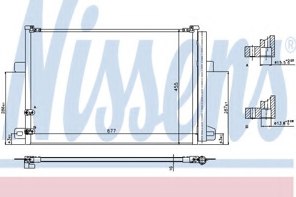 Конденсатор, кондиционер NISSENS 940225