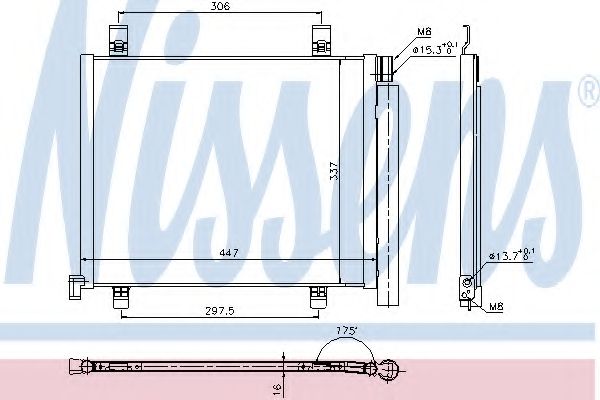 Конденсатор, кондиционер NISSENS 940254