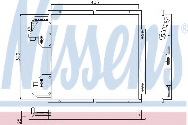 Конденсатор, кондиционер NISSENS 94132