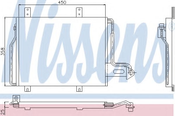 Конденсатор, кондиционер NISSENS 94239