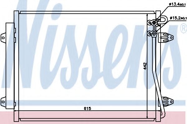 Конденсатор, кондиционер NISSENS 94832