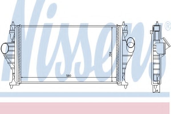 Интеркулер NISSENS 96838