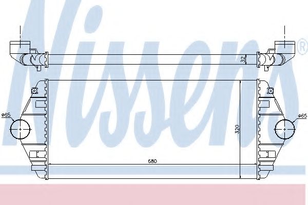 Интеркулер NISSENS 96849