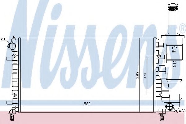 Радиатор, охлаждение двигателя ARD 310451