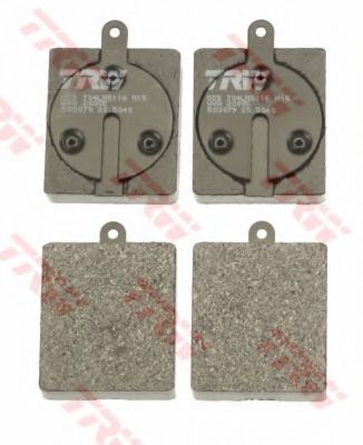 Комплект тормозных колодок, дисковый тормоз TRW 20005