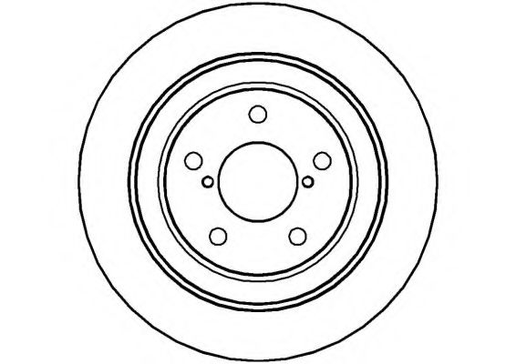 Тормозной диск NATIONAL NBD1204