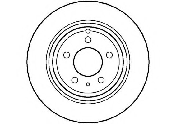 Тормозной диск NATIONAL NBD591
