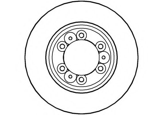 Тормозной диск NATIONAL NBD593