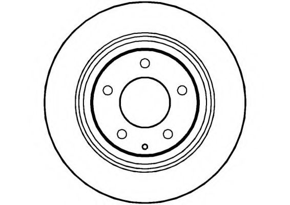 Тормозной диск NATIONAL NBD672