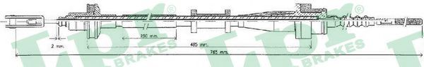 Трос, управление сцеплением LPR C0371C