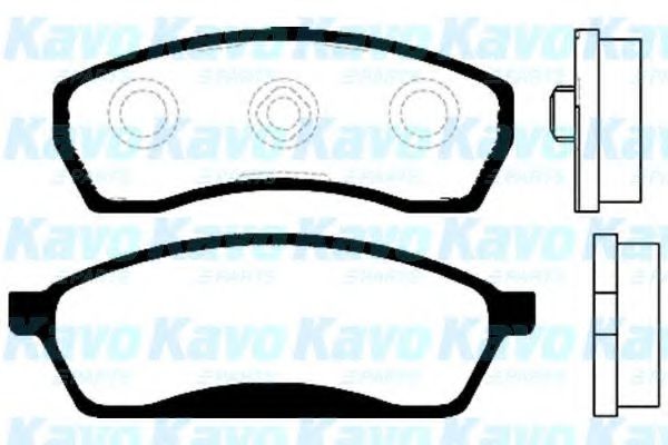 Комплект тормозных колодок, дисковый тормоз KAVO PARTS BP-8009