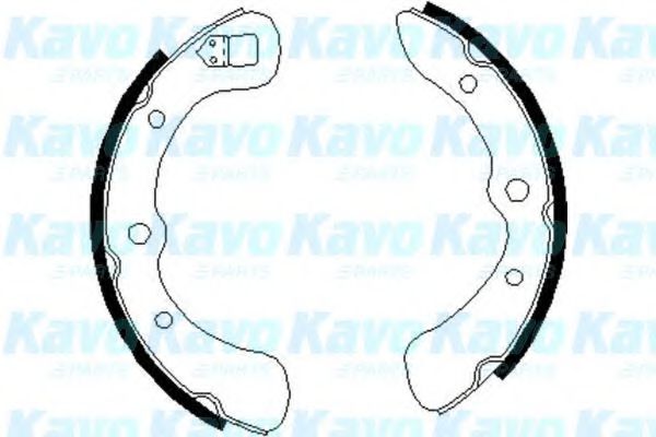 Комплект тормозных колодок KAVO PARTS BS-1900