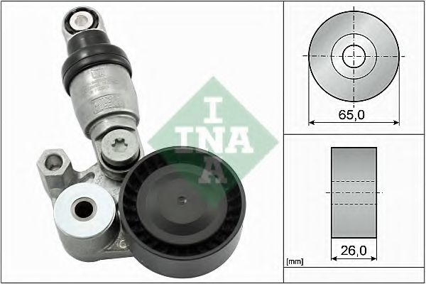 Амортизатор, поликлиновой ремень INA 533 0129 10