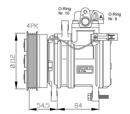 Компрессор, кондиционер NRF 32439G