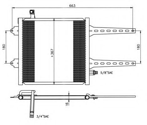 Конденсатор, кондиционер NRF 35049