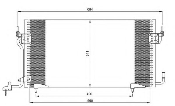 Конденсатор, кондиционер NRF 35260