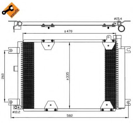 Конденсатор, кондиционер NRF 35580