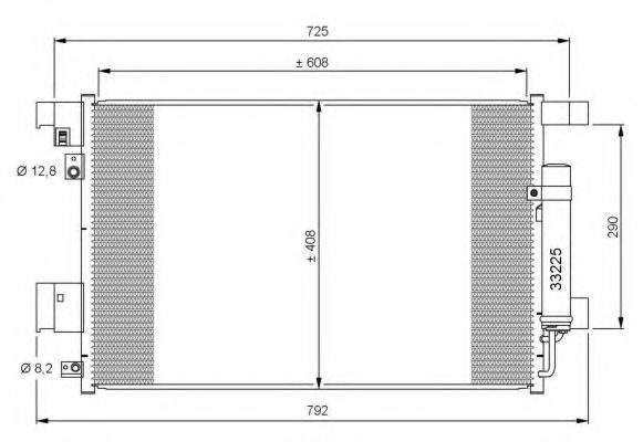 Конденсатор, кондиционер NRF 35872