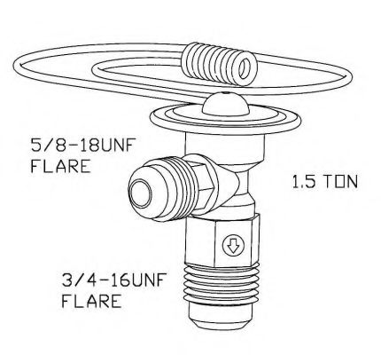 Расширительный клапан, кондиционер 4SEASONS 38608