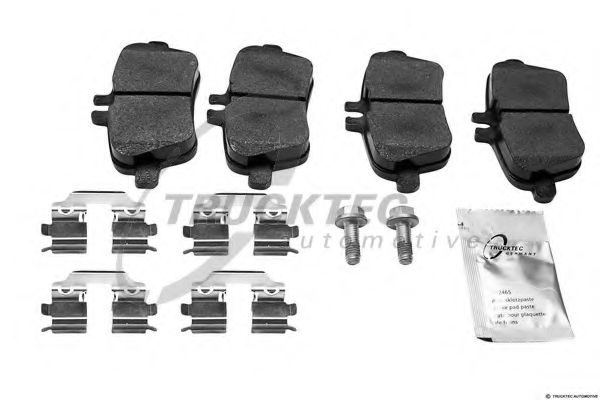 Комплект тормозных колодок, дисковый тормоз TRUCKTEC AUTOMOTIVE 02.35.433