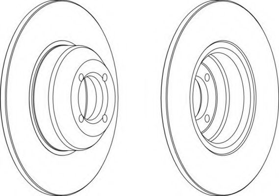 Тормозной диск A.B.S. 15604