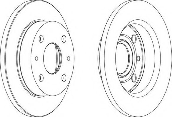 Тормозной диск NECTO WN1312