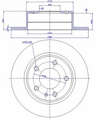 Тормозной диск CAR 140