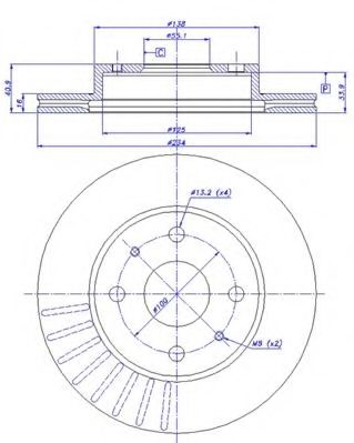 Тормозной диск CAR 507
