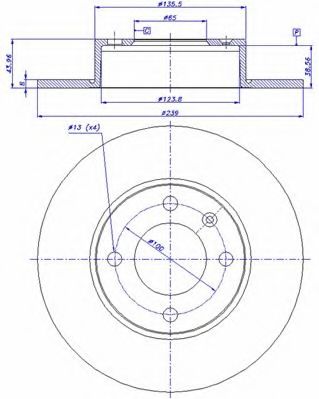 Тормозной диск CAR 120