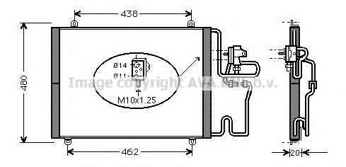 Конденсатор, кондиционер AVA QUALITY COOLING RT5248D